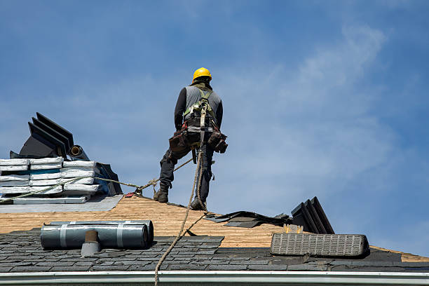 Professional Roof Installation technician working in Whately, MA